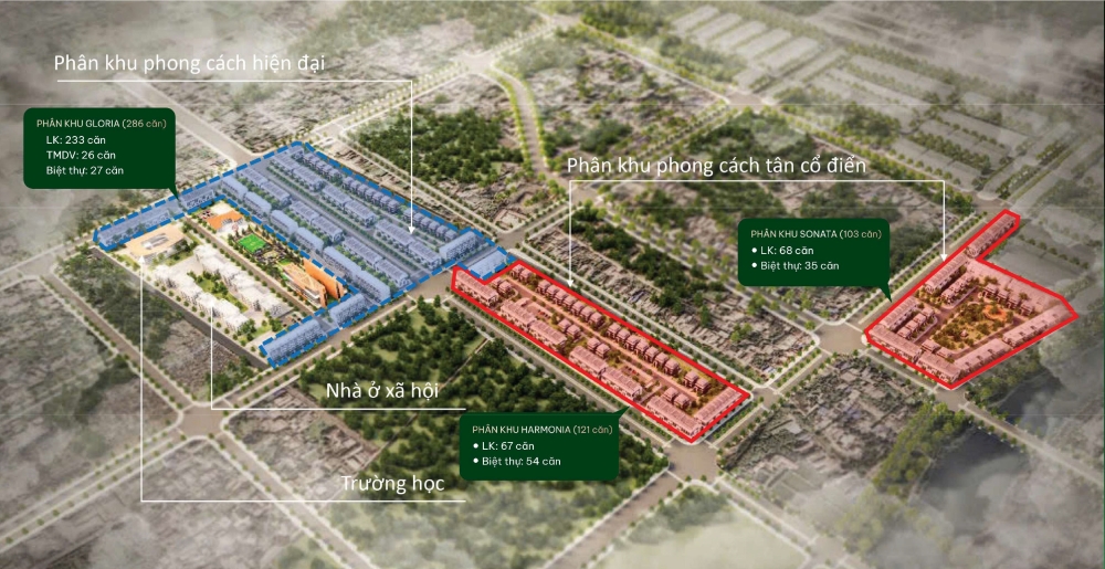 Quy mô dự án Doji Hoa Động dưới góc nhìn về cách tổ chức mặt bằng và không gian