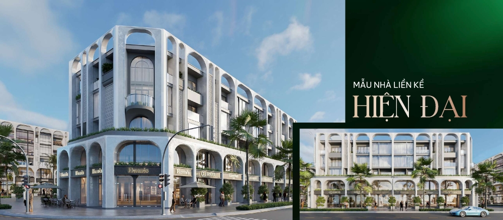 Nhà liền kề tại Doji Hoa Động Cấu trúc 5 tầng, quy mô lớn và khả năng vận hành linh hoạt